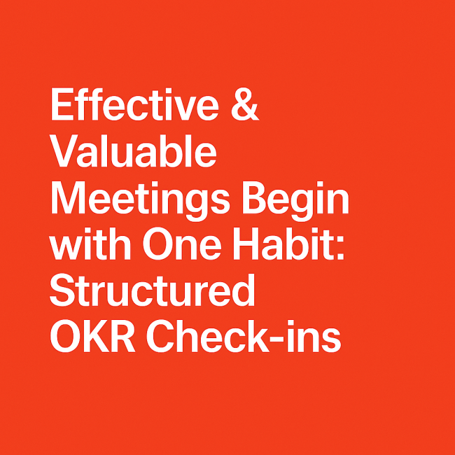 Effektive Møter med Fremdrift