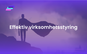 Effektiv virksomhetsstyring